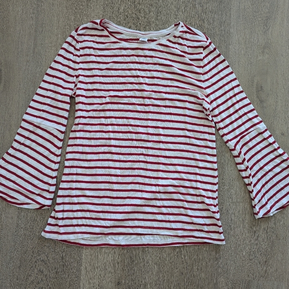 Red and White Striped top - Picture 1 of 4